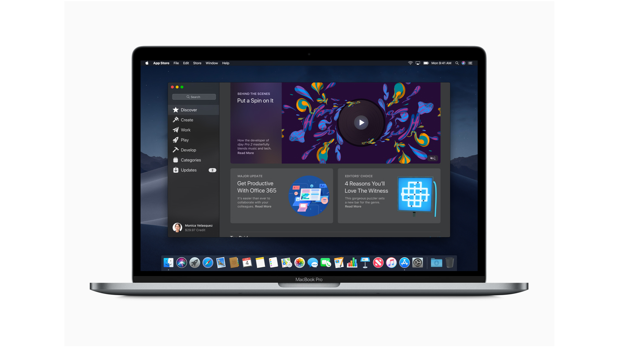 Screenshot van de Apple Mac App Store