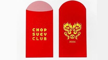 Red paper envelopes for Lunar New Year