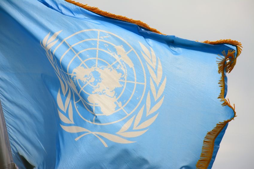 United Nations flag