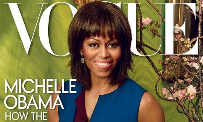 First lady Michelle Obama for Vogue, April 2013.