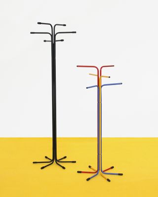 Colourful coatracks from the IKEA Billy archive sale