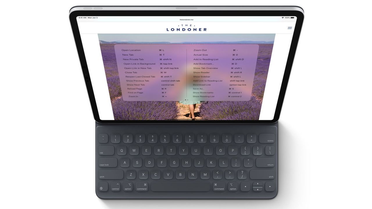 Desktop-class websites and 30 new keyboard shortcuts. Image Credit: Apple