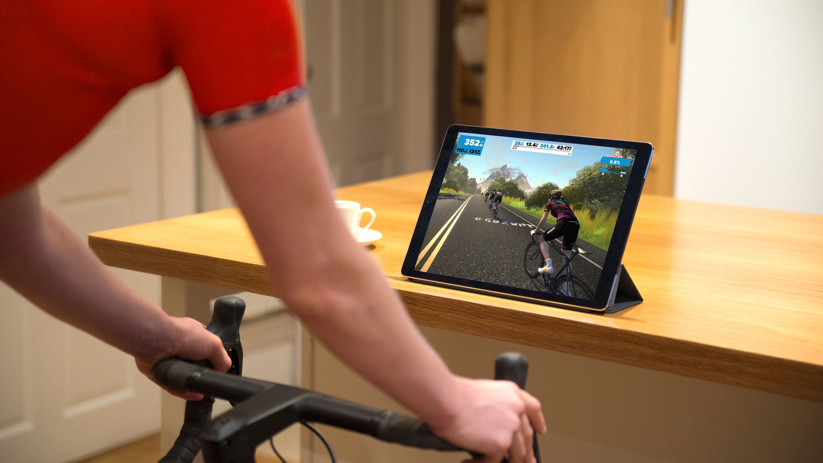 zwift monitor stand