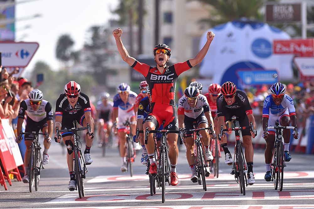Jempy Drucker (BMC) wins Vuelta a Espana stage 16