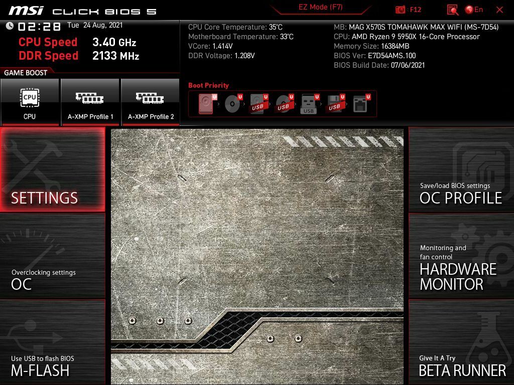 MSI MAG X570S Tomahawk Max WIFI