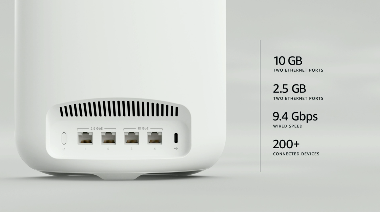 The eero Max 7 router on a table