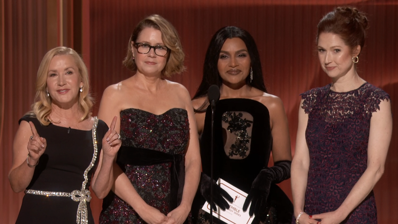 The Office stars Angela Kinsey, Jenna Fischer, Mindy Kaling and Ellie Kemper reunite at the 2026 Actor Awards on Sunday, March 1.