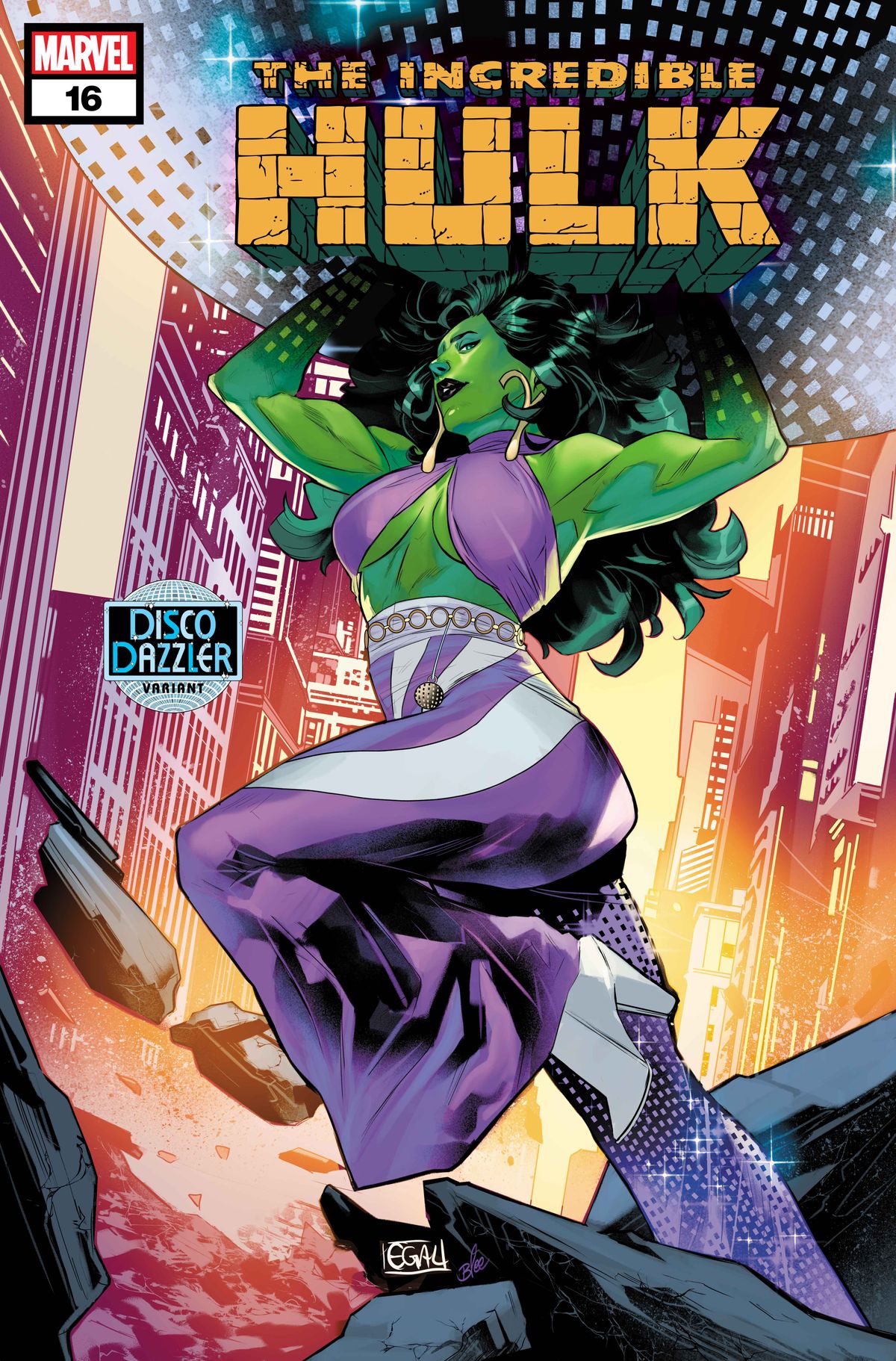 Disco Dazzler variant covers