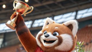 Red panda AI image