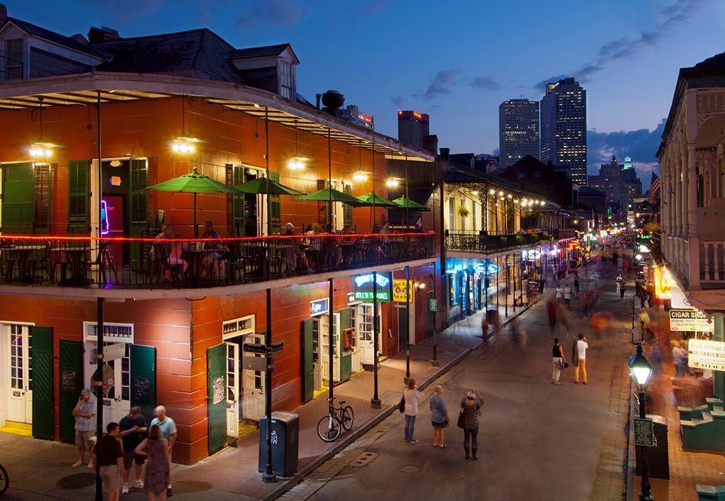 Bourbon Street in New Orleans