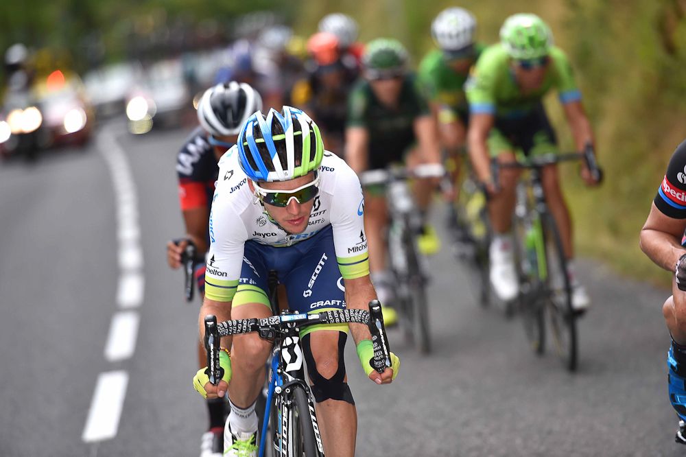 Simon Yates during stage 14.