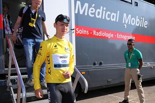 Tony Martin face shows the bad news from the x-ray of his collarbone