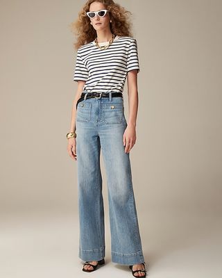 Sailor Denim Trouser in Blue River Wash