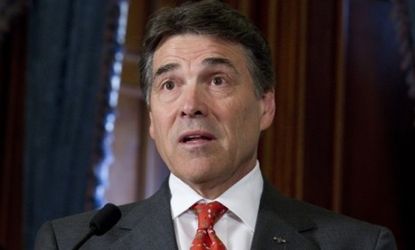 Texas Gov. Rick Perry is beating down accusations of racism related to the name of his family's hunting camp.