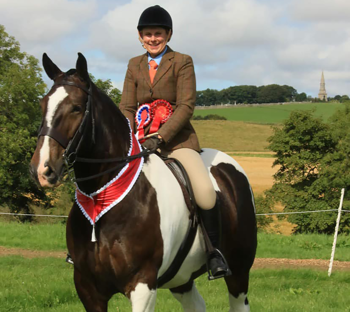 Curious George and Sam Winn qualified for the maxi cob of the year final at HOYS 2023