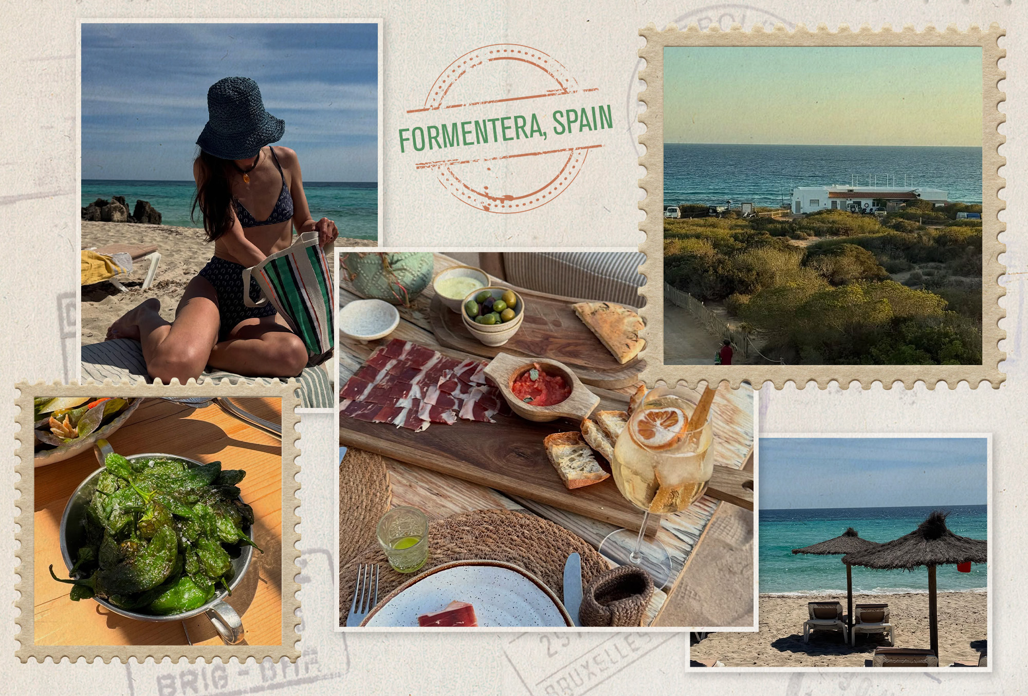 a collage of images featuring lesser-known European destinations in Spain, France, Italy, and Greece