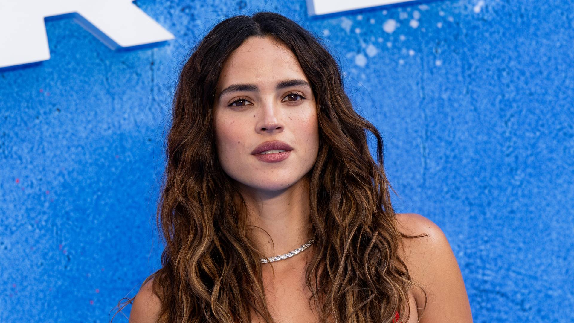 Adria Arjona at the London Supergirl fan screening