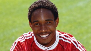 MANCHESTER, UNITED KINGDOM - JULY 07: Manchester United player Paul Ince pictured at the pre-season photocall prior to the 1990/91 season. (Photo by Ben Radford/Allsport/Getty Images)