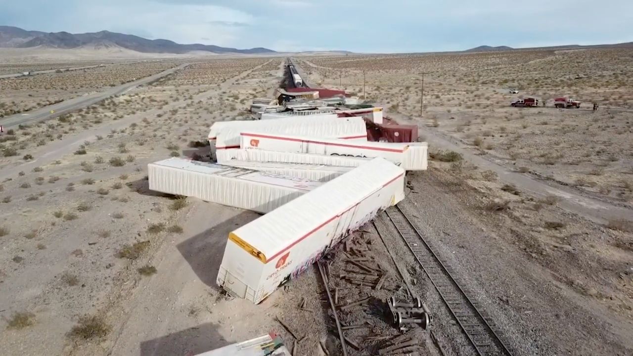 A train derailment.