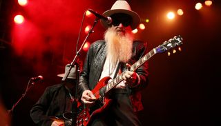 Billy Gibbons performs live at the Gibson NAMM Jam in 2020