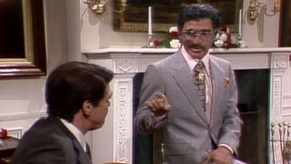 "Ronald Reagan Schemes with Sammy Davis Jr." on Saturday Night Live