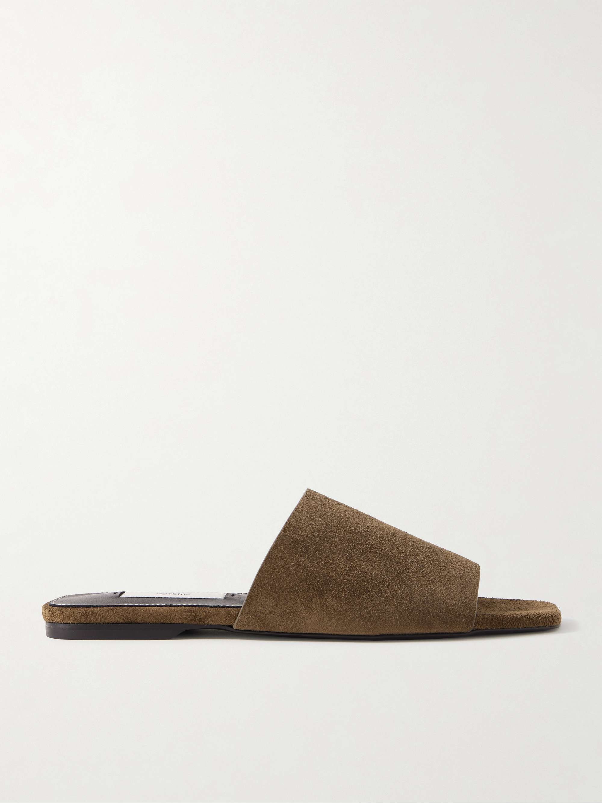 Suede Slides