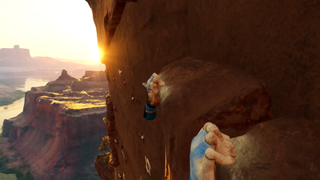 Image from virtual reality game The Climb