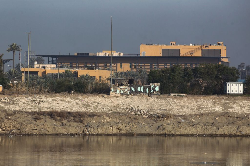 The American Embassy in Baghdad.