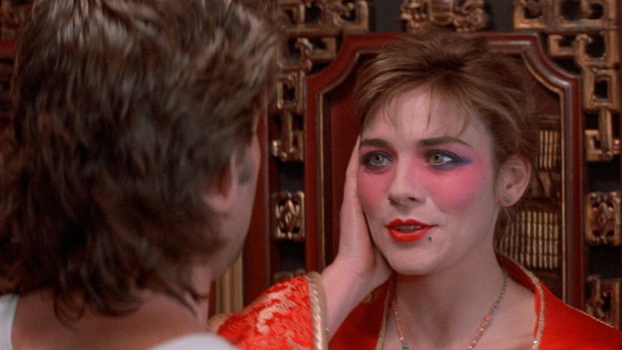 Kurt Russell et Kim Cattrall dans Big Trouble in Little China