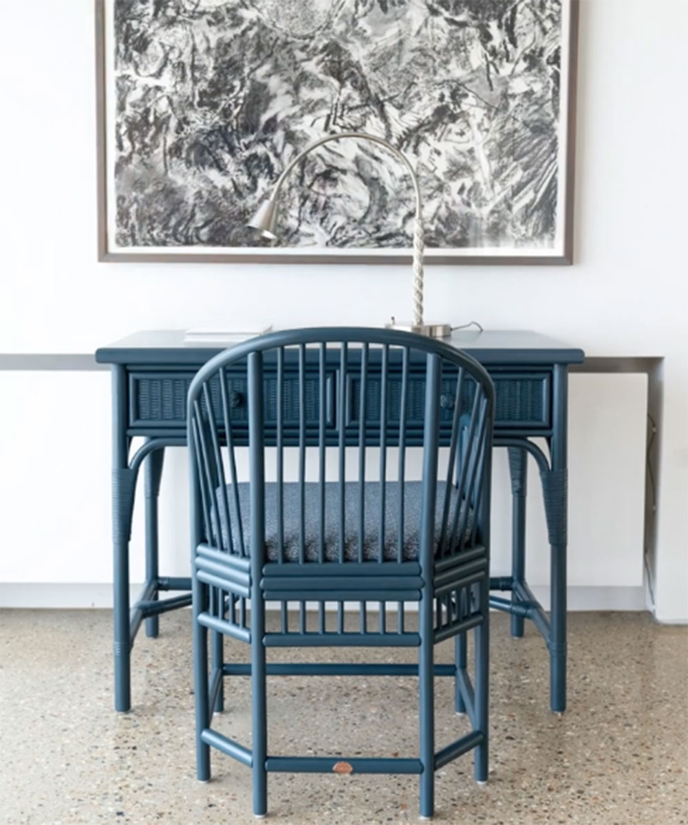 painted bamboo furniture