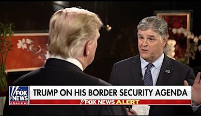 Sean Hannity interviews Trump