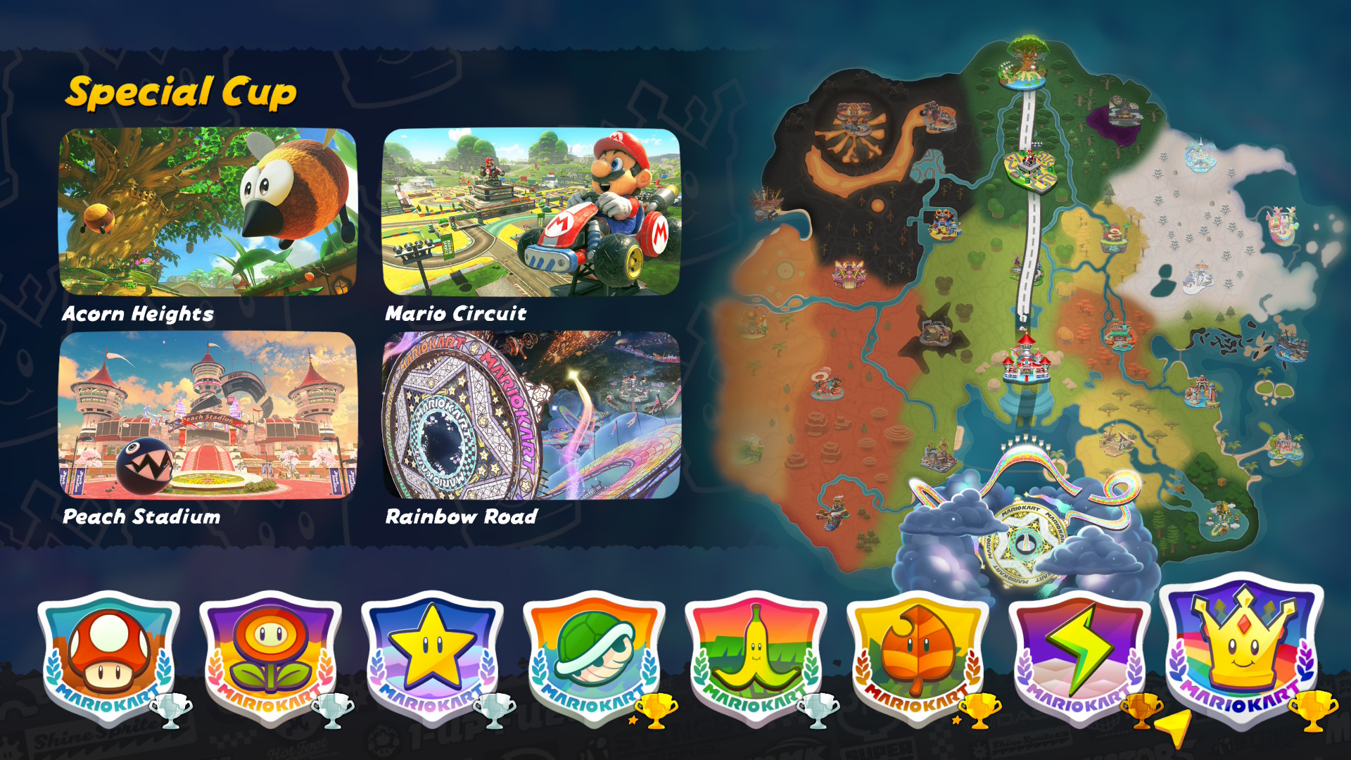 The Special Cup in Mario Kart World