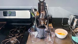 Kuvings Whole Slow Juicer on kitchen counter