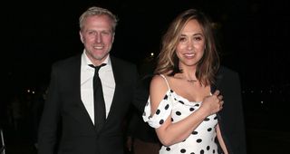 Simon Motson and Myleene Klass from the Dancing On Ice lineup 2021