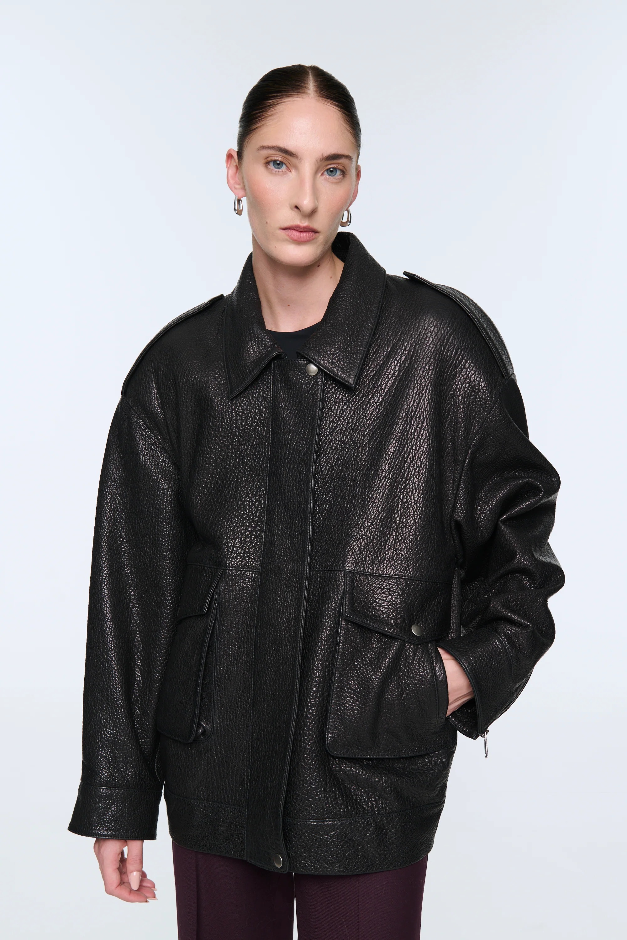 Ducie London Opal Leather Jacket