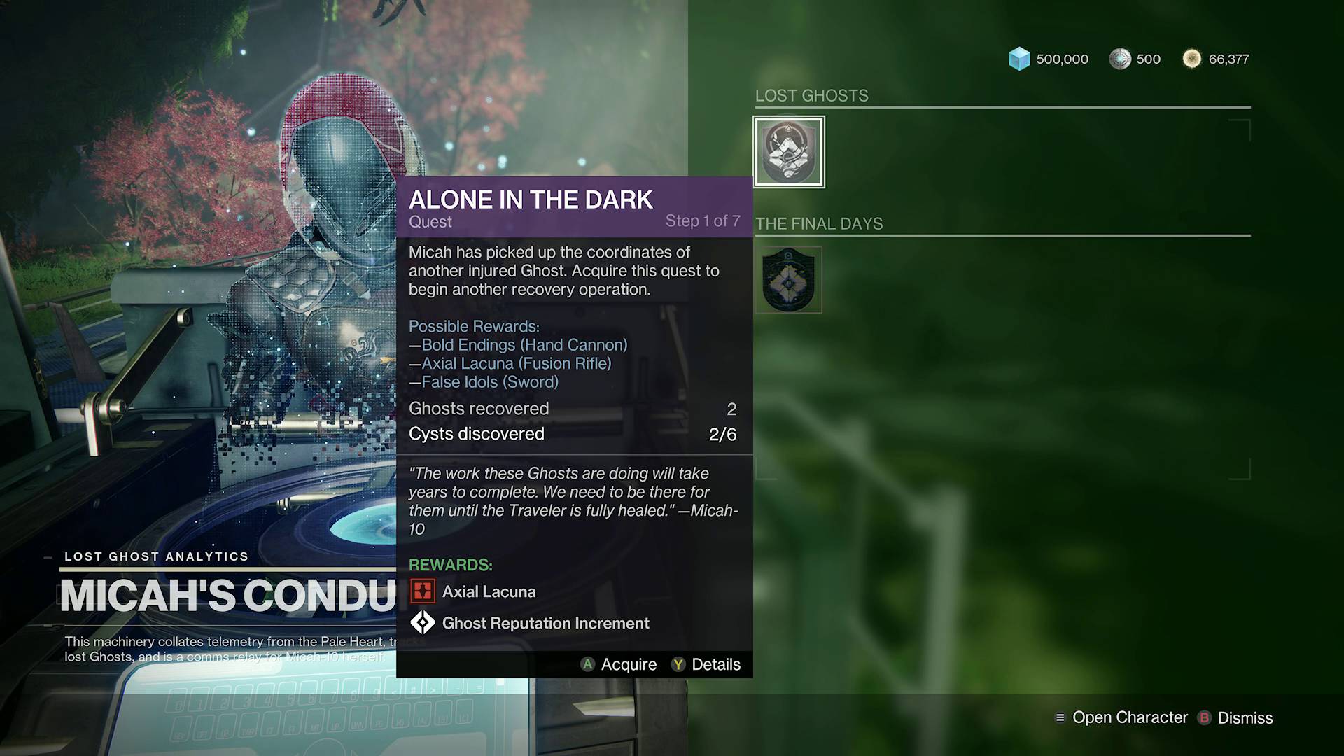 How to complete the Destiny 2 Alone in the Dark quest and find Ghosts