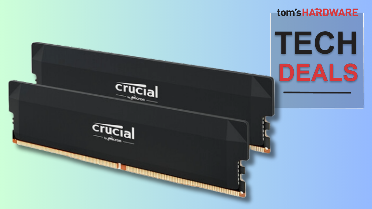 This 32GB Corsair Pro Overclocking kit is the cheapest DDR5 RAM you'll find on sale right now — $309.99 sale price is $60 cheaper than its next-best rival and makes this the perfect deal for enthusiast gaming PC builds