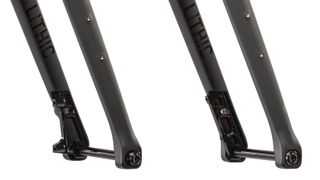 Lithic MTB bike bikepacking fork drop out detail