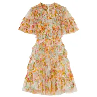Needle &amp; Thread, Sunset ruffle dress, £295