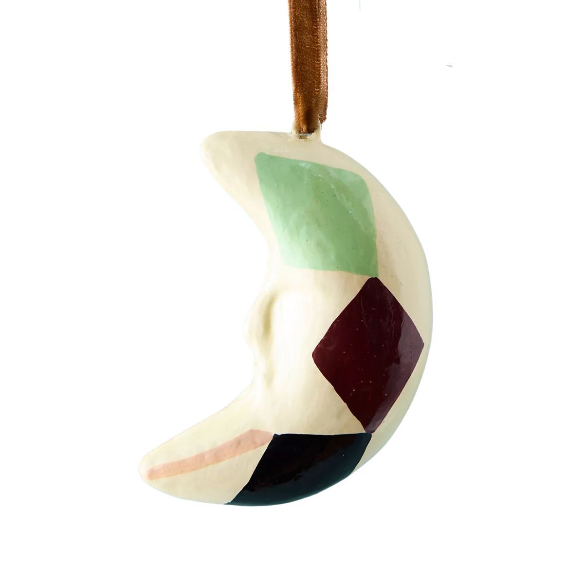 Christmas moon ornament