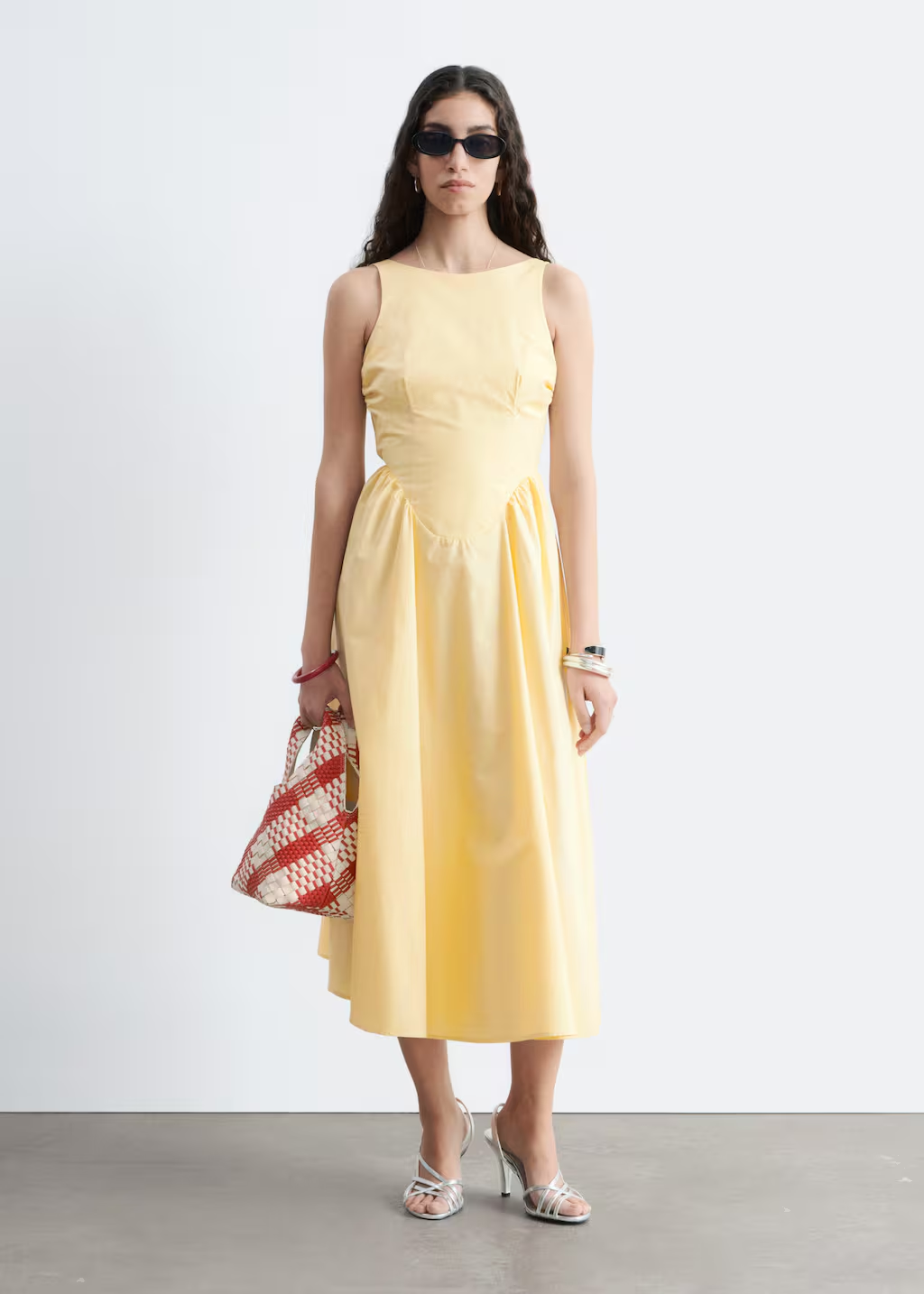 &amp; Other Stories, Tie-Back Midi Dress