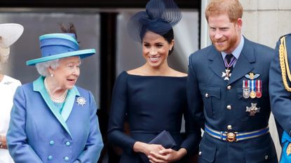 Queen Elizabeth Meghan Markle Prince Harry