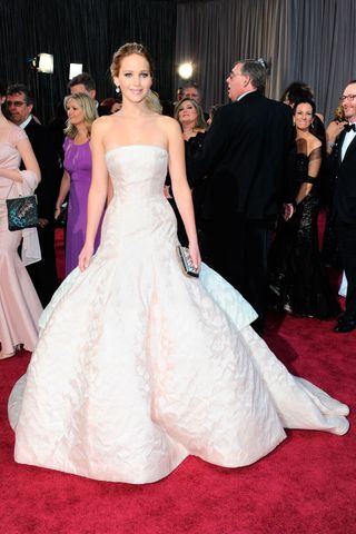 Jennifer Lawrence at the Oscars 2013