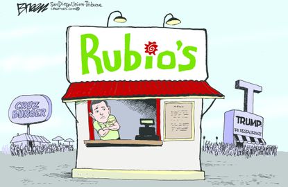 Political Cartoon U.S. Rubio 2016
