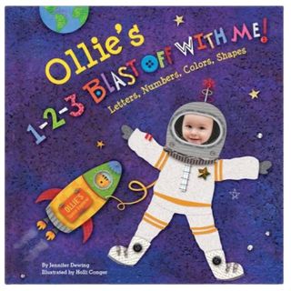 1-2-3 Blast Off With Me Personalised Board Book