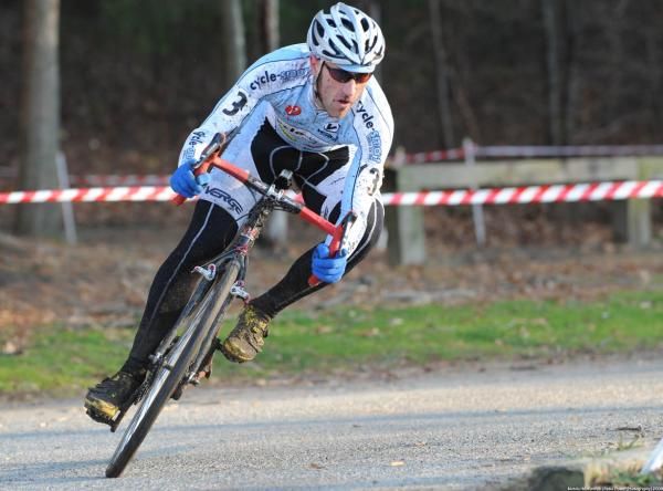 Adam Myerson (Cycle-Smart) takes a corner.