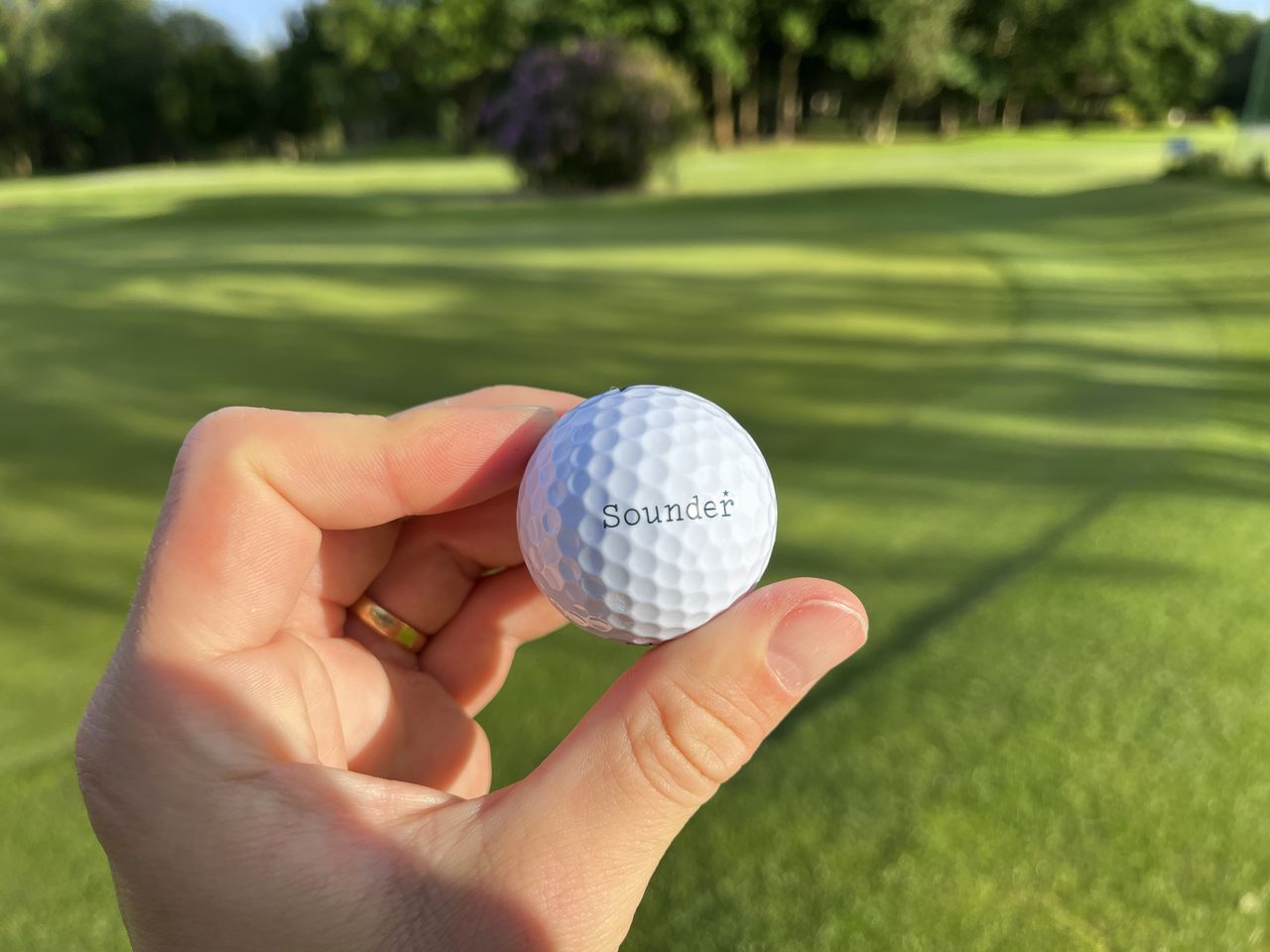 Sounder Golf Ball branding