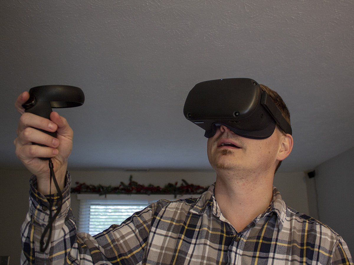 Playing the Oculus Quest