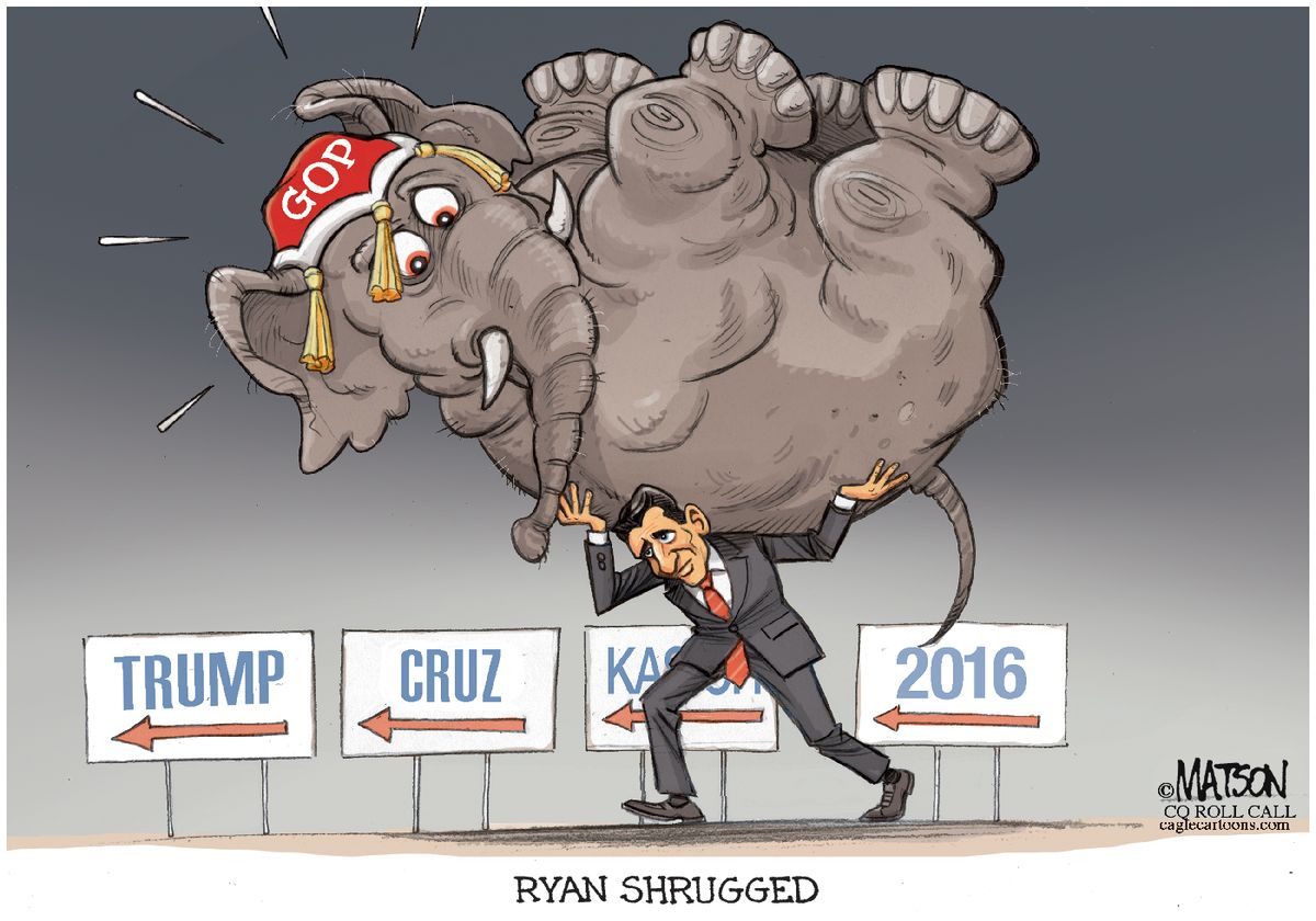 Political Cartoon U.S. Paul Ryan 2016 | The Week