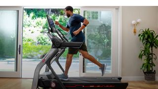 Bowflex deals: image shows man running on treadmill